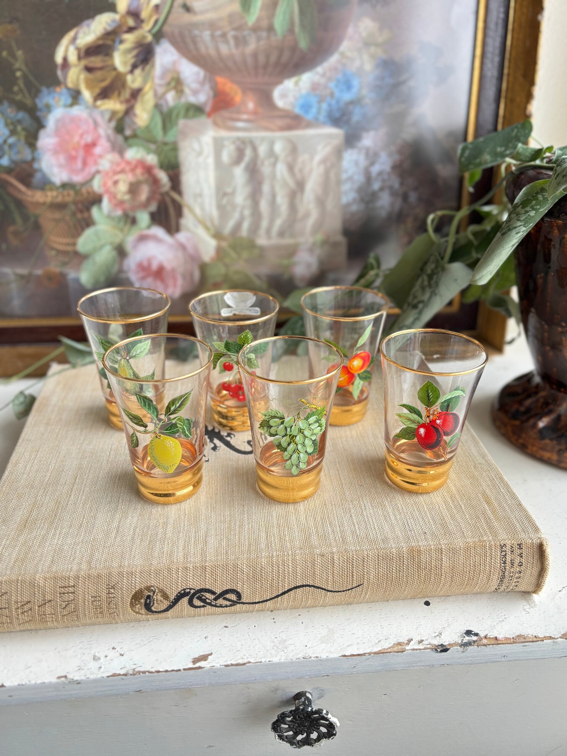 Retro likeurglaasjes