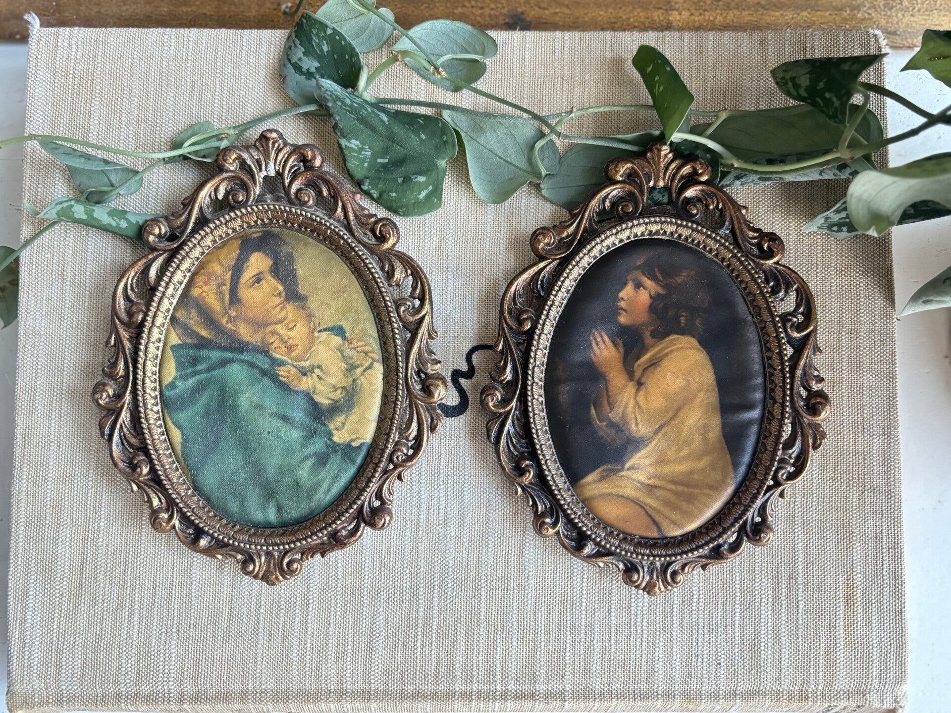 Vintage lijstjes op zijde