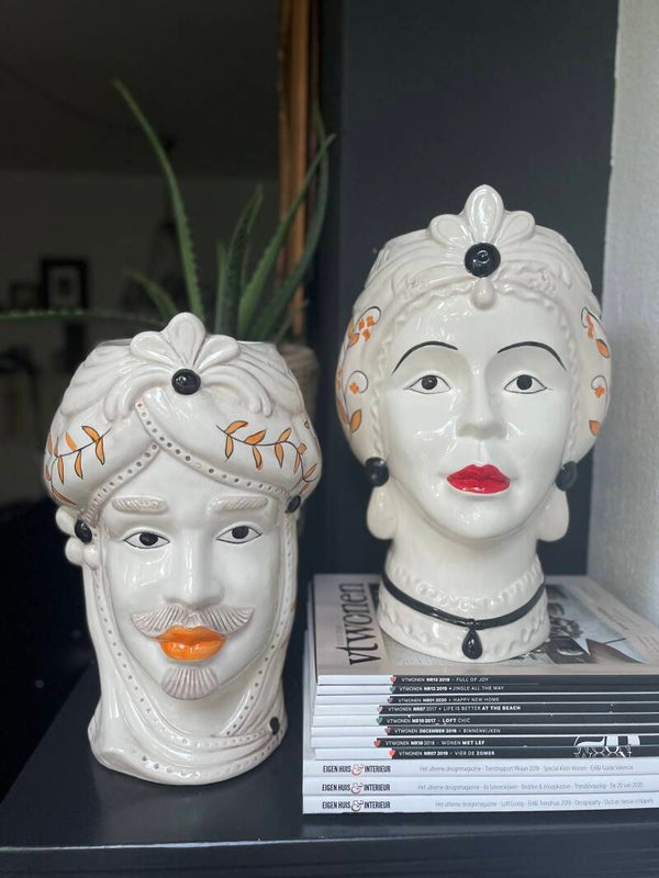 Teste di Moro hoofden xl