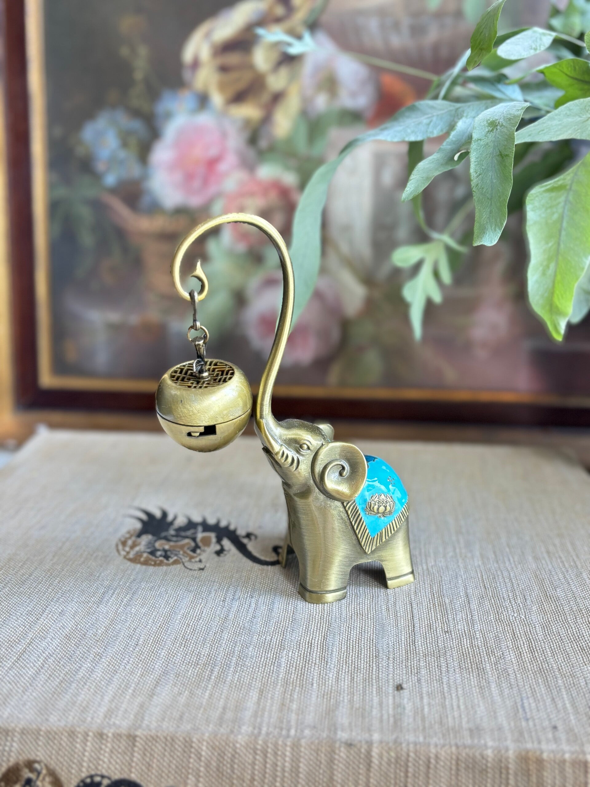 Wierook brander olifant