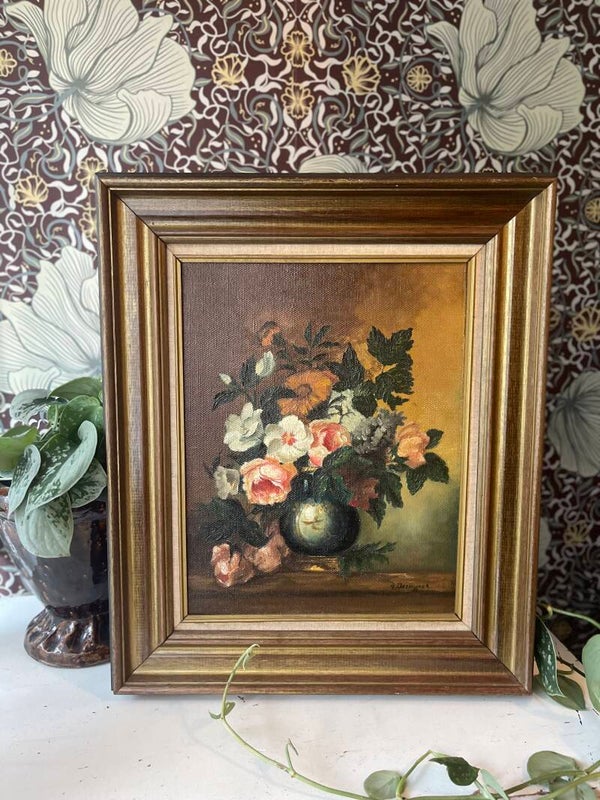 Olieverfschilderij rozen