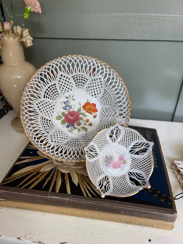 SALE Set draad porselein