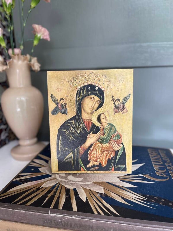 SALE Heilige afbeelding op mdf