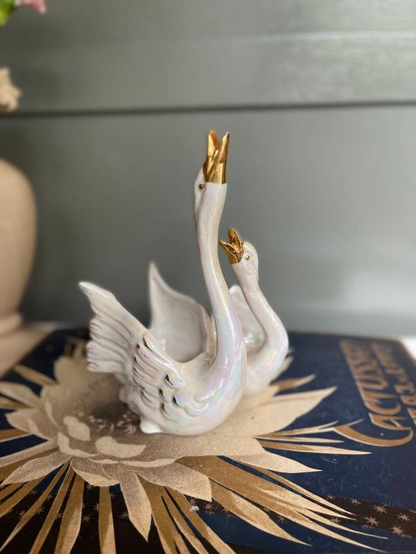 SALE Parelmoer zwanen