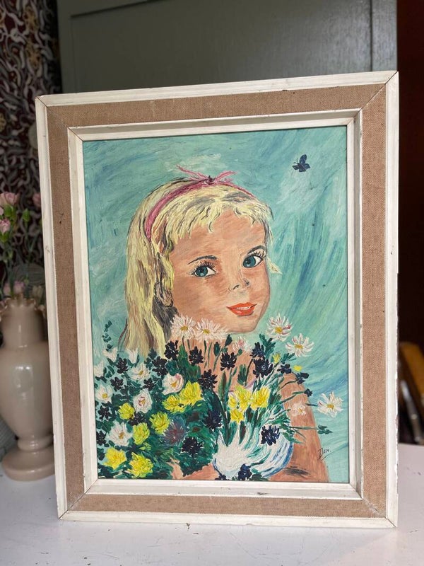 SALE Olieverf schilderij