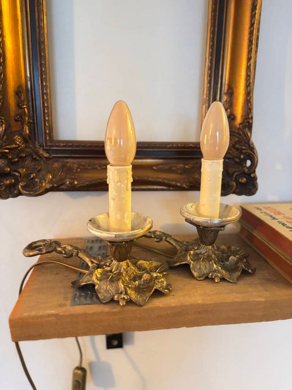 Art Nouveau tafellampjes