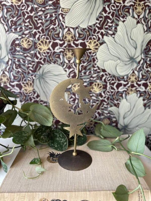 Kandelaar met maan en ster