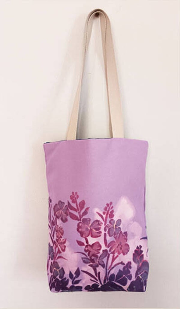 Sac en tissu imprimé