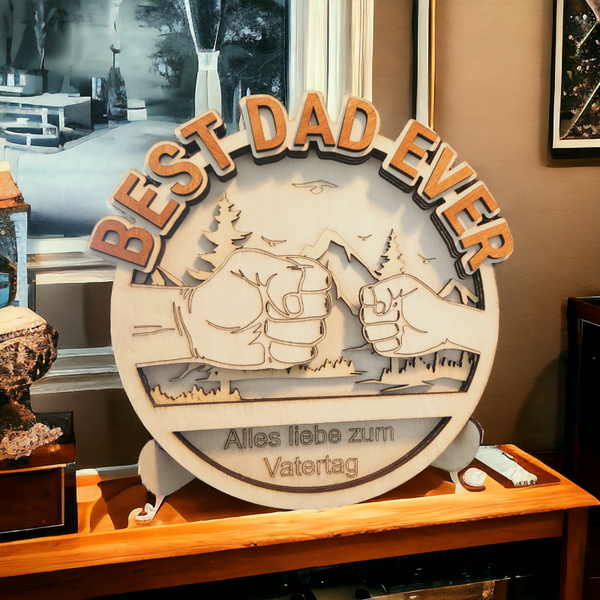 3 D Bild "Bester Papa der Welt"