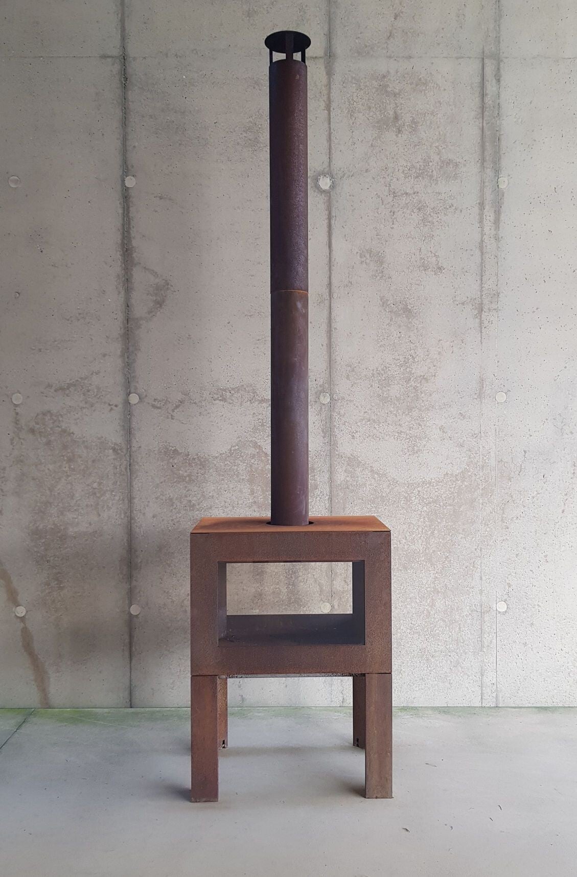 Woodchuck W tuinkachel zonder rook met glas