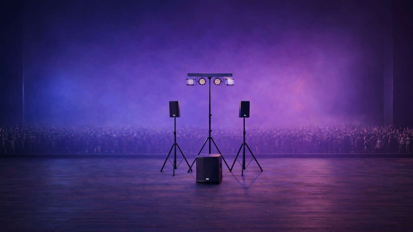 Großes Publikum in einer Halle mit Leinwand und DJ – Unvergessliche Events und Feiern in Bad Salzuflen, unterstützt von Eventglanz Krämer