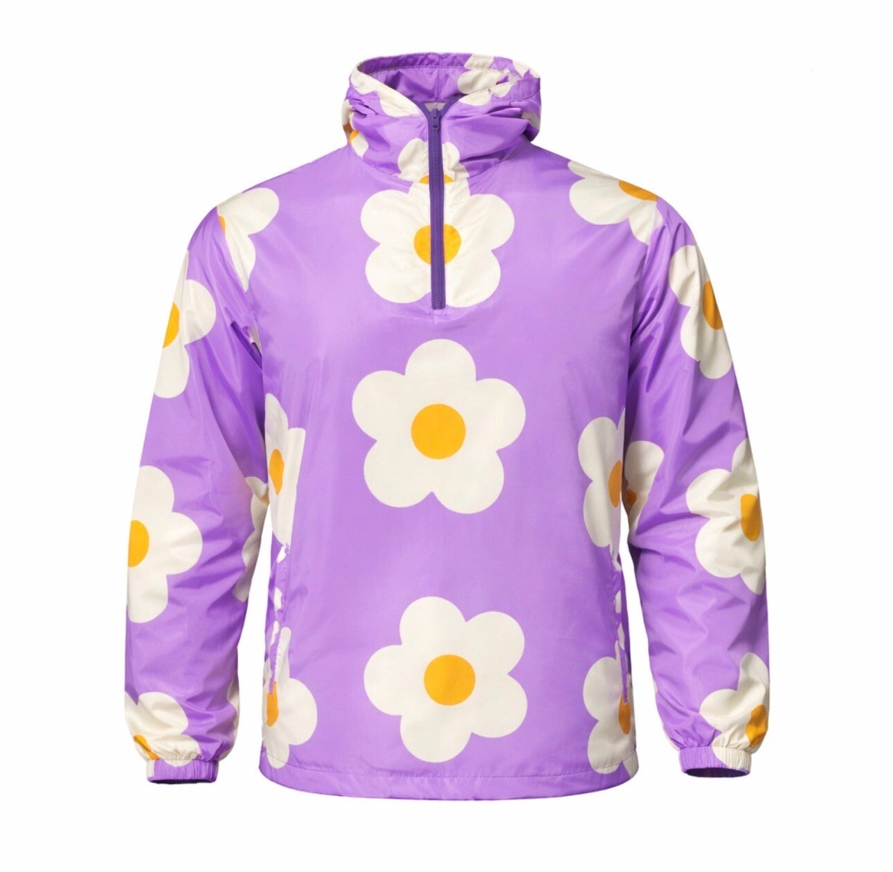 Lavender Daisy Windbreaker