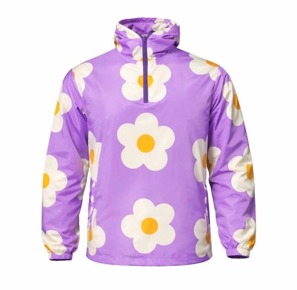 Lavender Daisy Windbreaker