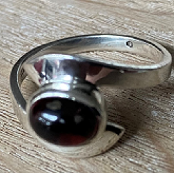 zilveren ring