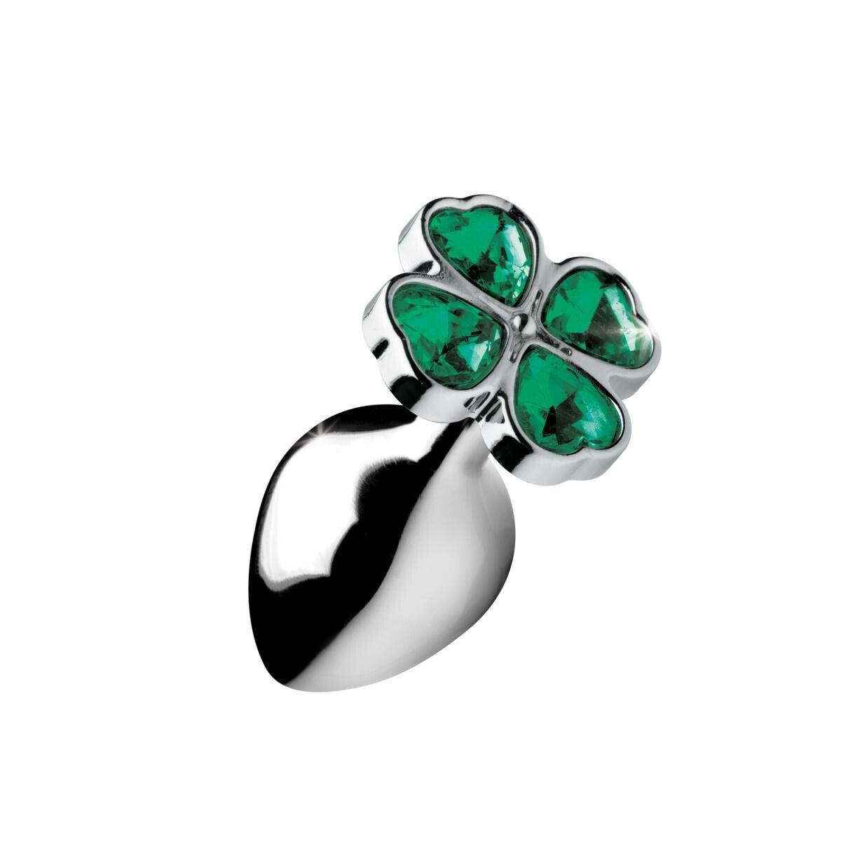 Booty Sparks - Lucky Clover Anal Plug - Medium Green - C13.9