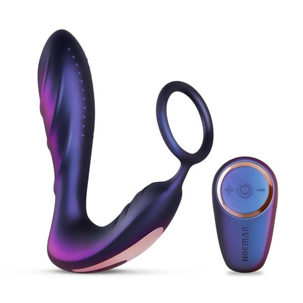 Hueman - Black Hole Anal Vibrator With Cockring - B6.10