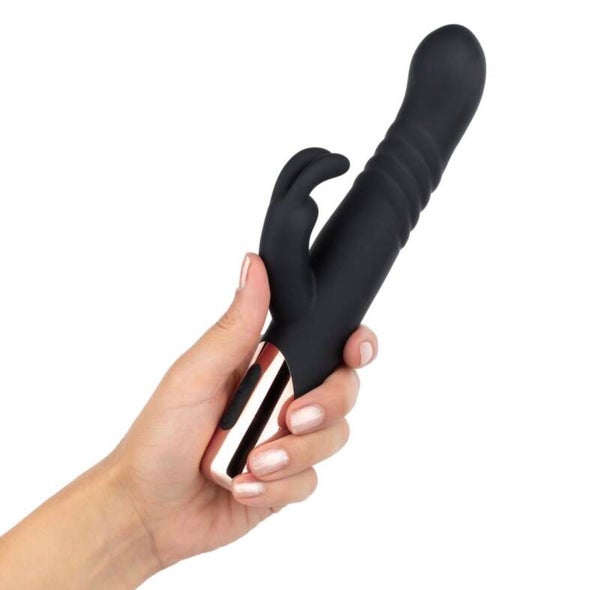 Rosy Gold - Rabbit Vibrator with Thurston function - Black - B13.10