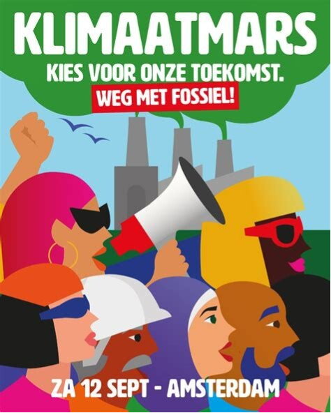 Poster Klimaatmars 12 september