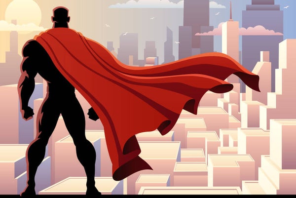 Fotobehang - super hero