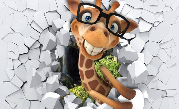 Fotobehang - giraffe