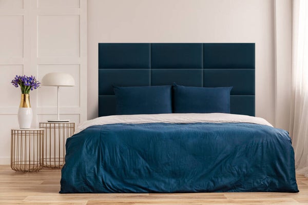 Wandpanelen 10st - marineblauw