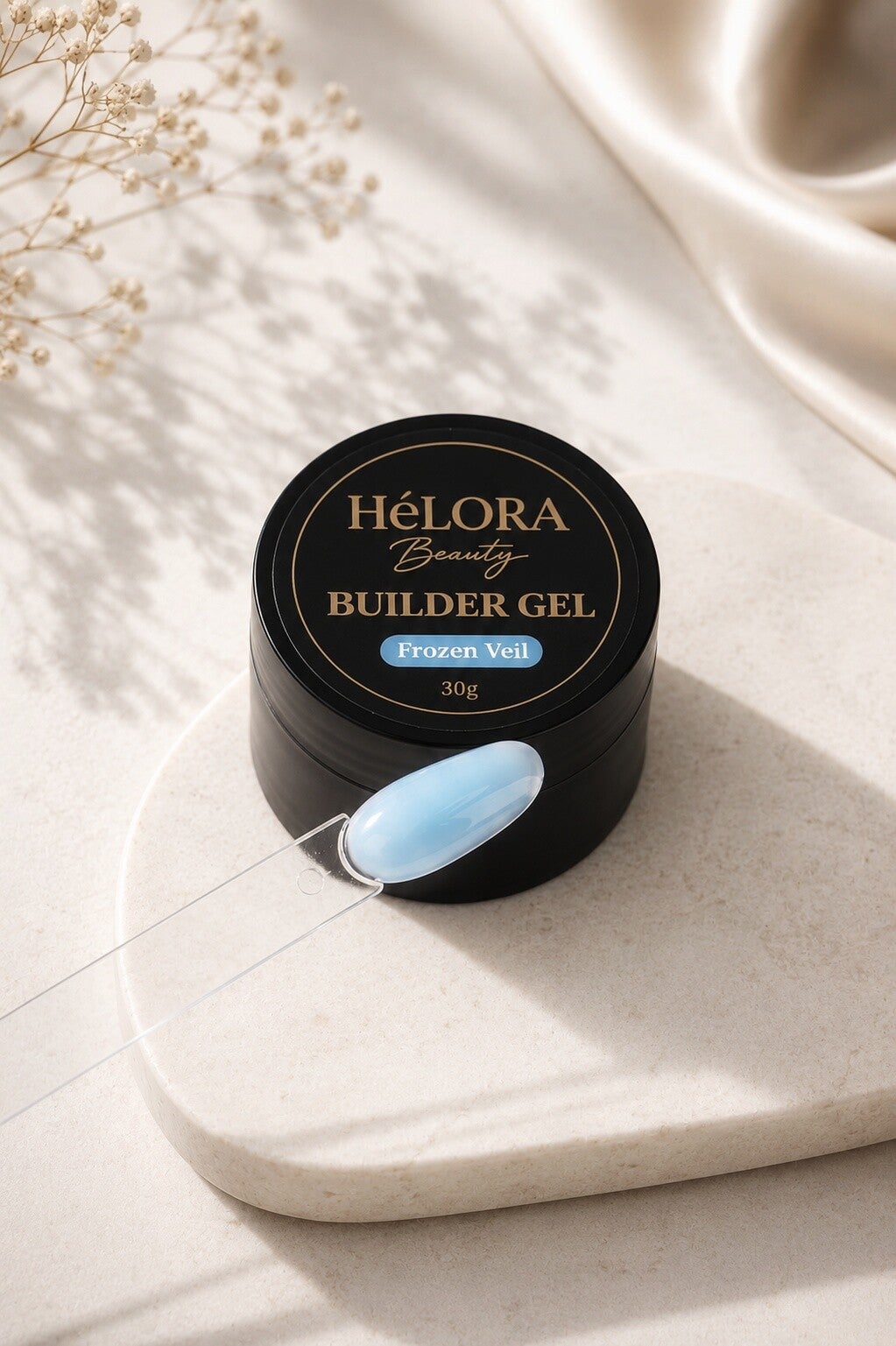 HéLORA Builder Gel – Frozen Veil 30g