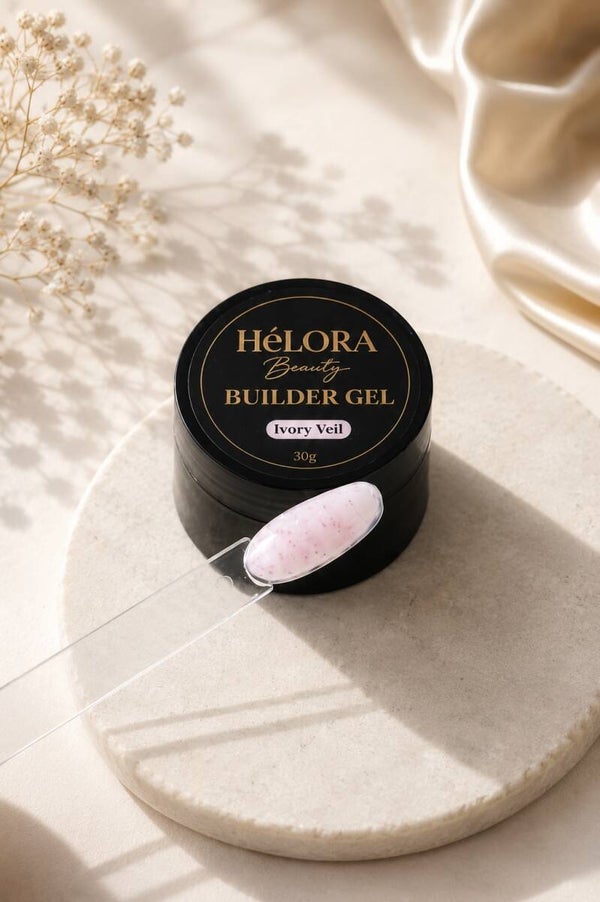 HéLORA Builder Gel – Ivory Veil 30g