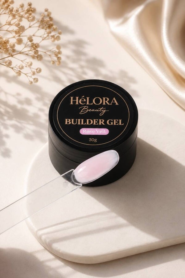 HéLORA Builder Gel – Rose Veil 30g