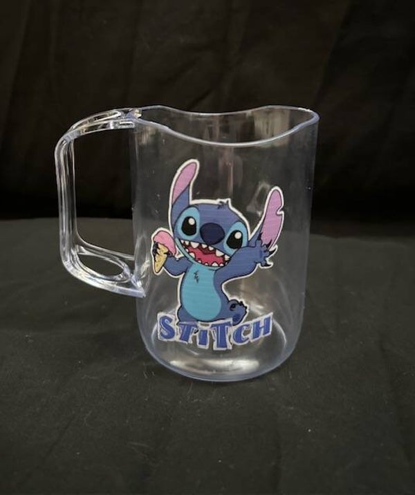 Verre en plastique Stitch pour brosse à dent