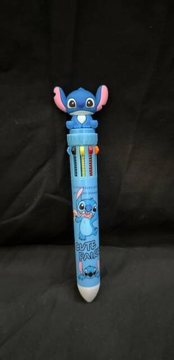 Stylo multicouleurs Stitch