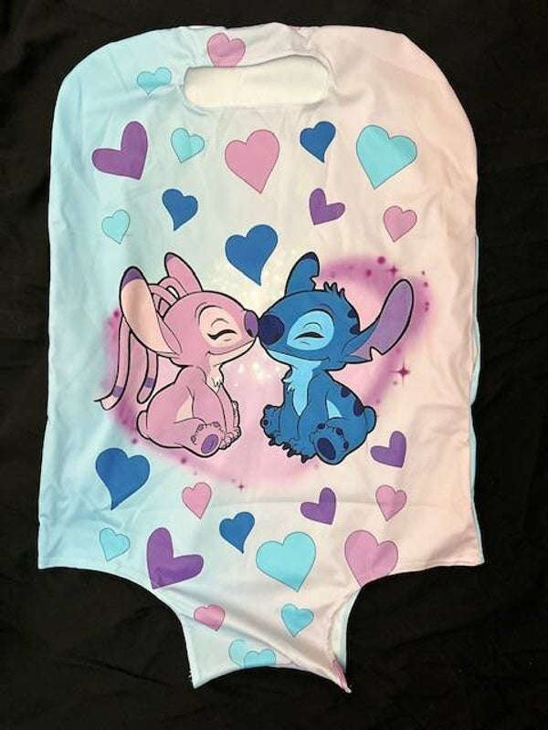 Housse de valise Stitch et Angel