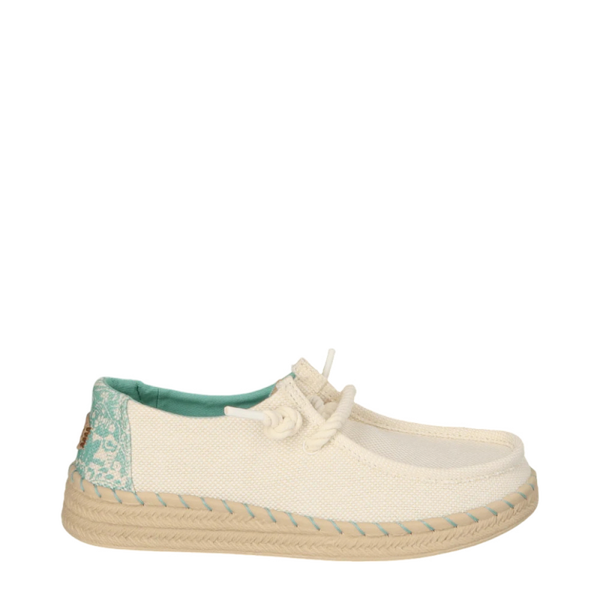 Hey Dude Wendy Espadrille Hibiscus Egret Multi 17349