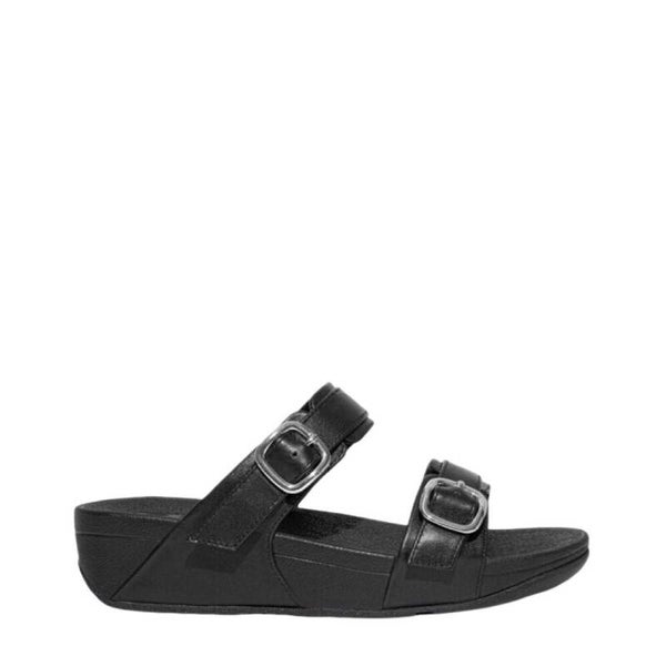 FitFlop Lulu Adjustable Slide All Black 090 16550
