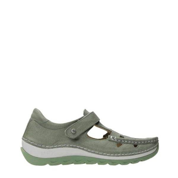 Wolky Zambezi Oxford 0490235 704 Light Green 16454
