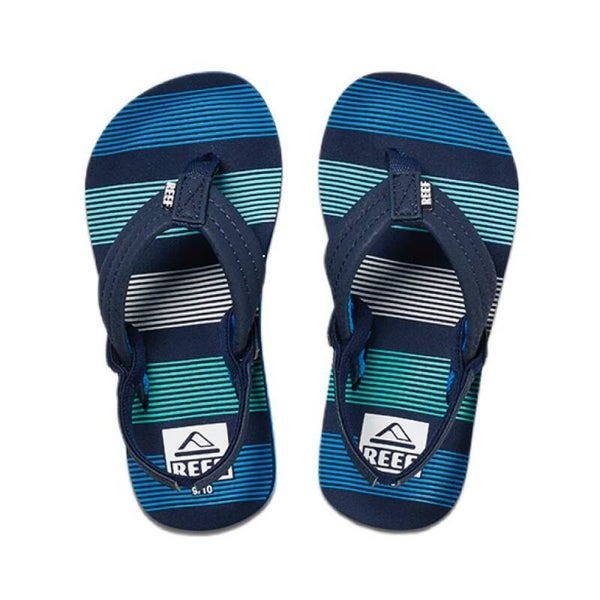Reef Boys Little Ahi Deepsea Stripes Blauw