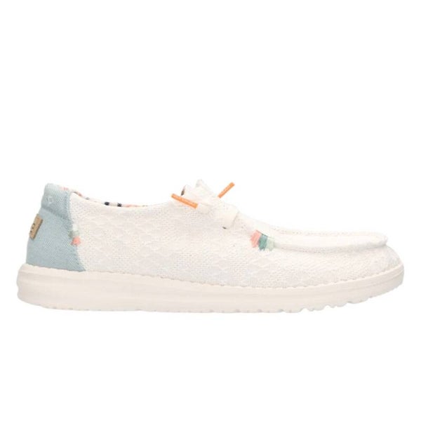 Hey Dude Wendy Boho HD40054-1KF White Crochet 15887