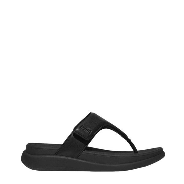Fitflop IW1.090 F-Mode Go Platform Toe Post All Black 16780