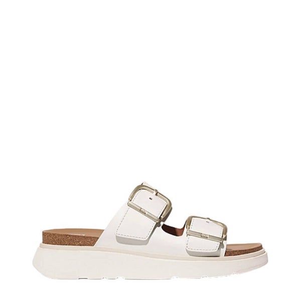 Fitflop He8/194 Gen-FF Buckle Two Bar Buckle Lthr Urban White 16776