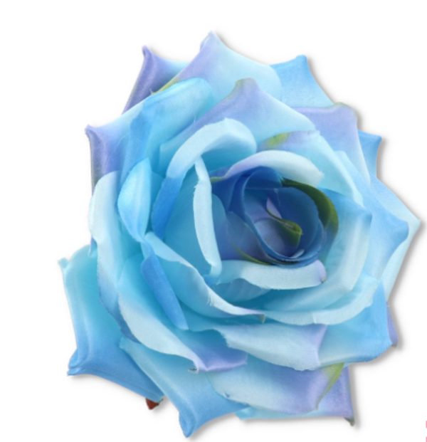 główka kwiatowa róża królewska blue