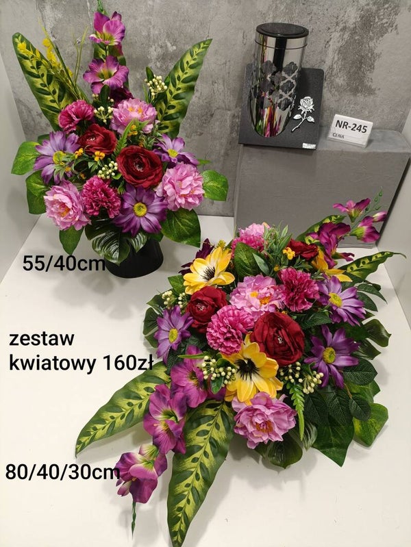 Komplet nagrobny nr 245 Rozmiar L