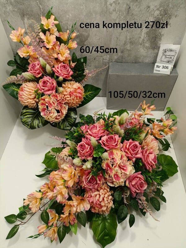 Komplet nagrobny nr 306  rozmiar XXL