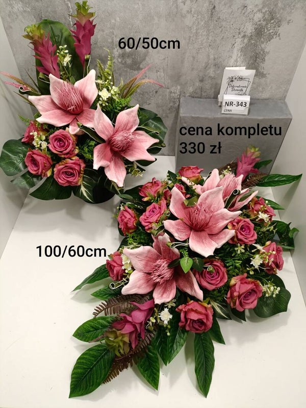 Komplet nagrobny  nr 343 Rozmiar XXL pianka