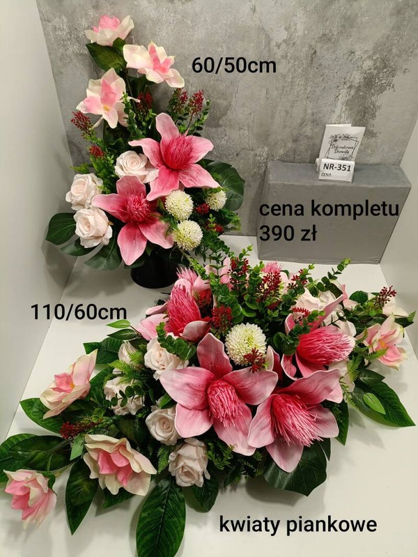 Komplet nagrobny nr 351 Rozmiar XXL pianka