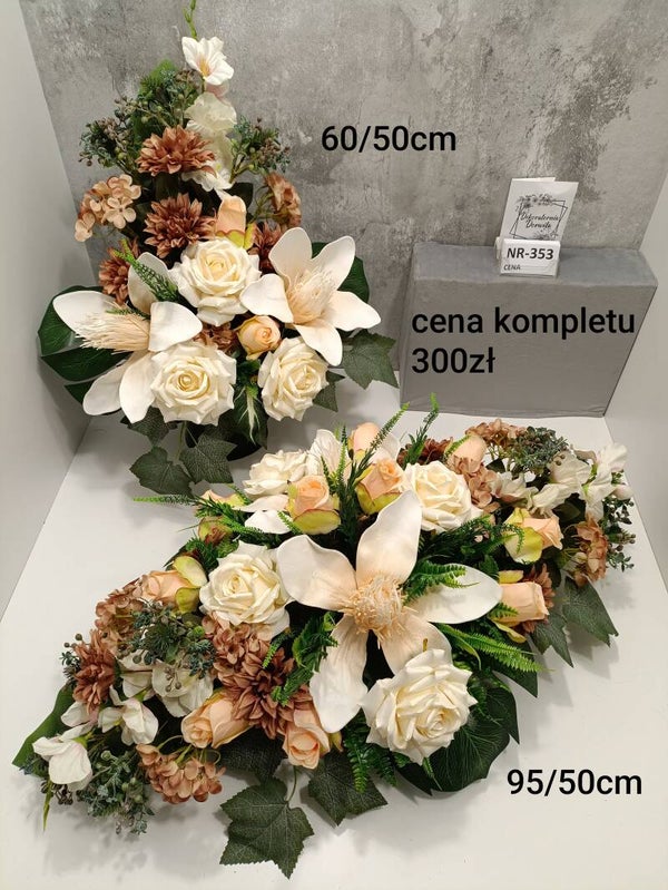 Komplet nagrobny nr 353 Rozmiar XXL pianka