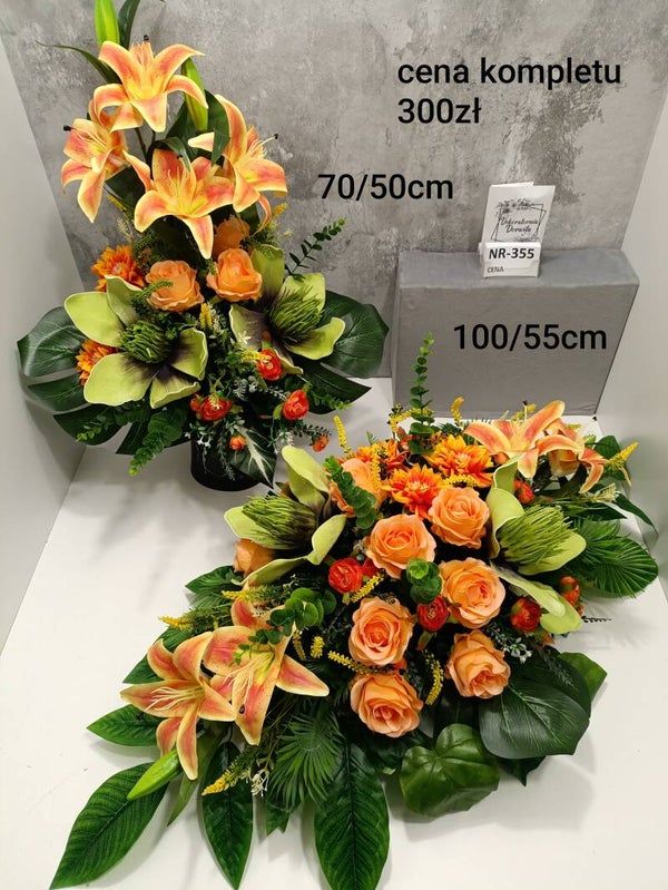 Komplet nagrobny nr 355 Rozmiar XXL pianka