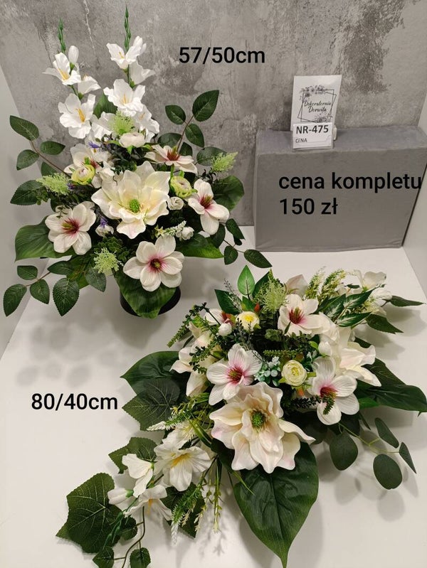 Komplet nagrobny nr 475 Rozmiar M