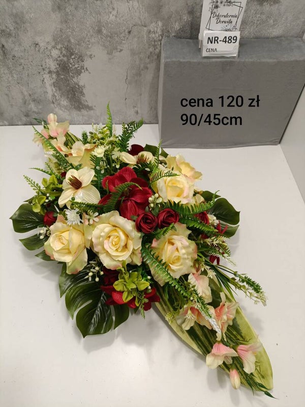 Kompozycja nr  489 wiązanka stroik