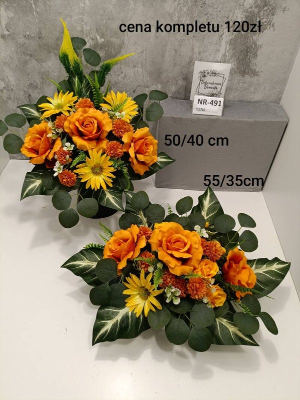 Komplet nagrobny nr 491 Rozmiar M