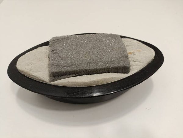 Baza Doniczka Osłonka Łódka 25cm CZARNA OBCIĄŻONA