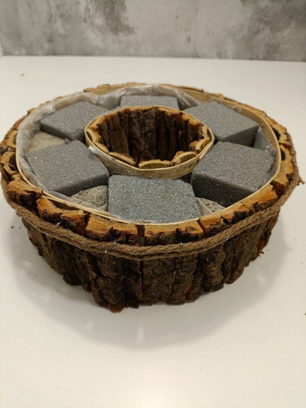 baza natura kora koło obciążone z pianką 30cm